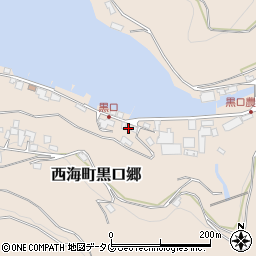 長崎県西海市西海町黒口郷1504周辺の地図