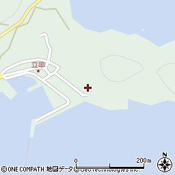 長崎県南松浦郡新上五島町立串郷662周辺の地図