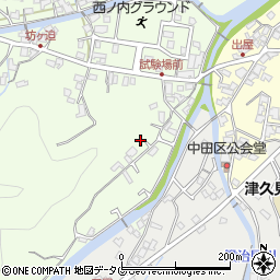 大分県津久見市西ノ内6598周辺の地図