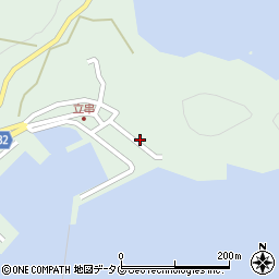 長崎県南松浦郡新上五島町立串郷652周辺の地図