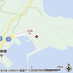 長崎県南松浦郡新上五島町立串郷658周辺の地図