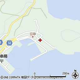 長崎県南松浦郡新上五島町立串郷658周辺の地図