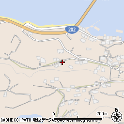 長崎県西海市西海町黒口郷1988周辺の地図