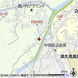 大分県津久見市西ノ内6625周辺の地図