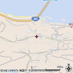 長崎県西海市西海町黒口郷1992周辺の地図