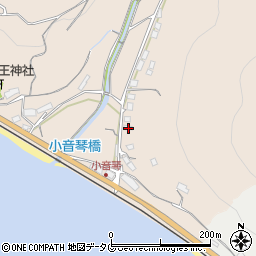 長崎県東彼杵郡東彼杵町小音琴郷2258周辺の地図