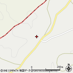 大分県豊後大野市朝地町梨小847周辺の地図