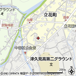 大分県津久見市立花町6-19周辺の地図