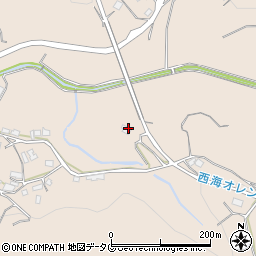 長崎県西海市西海町黒口郷684周辺の地図