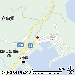 長崎県南松浦郡新上五島町立串郷336周辺の地図