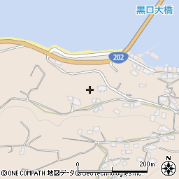 長崎県西海市西海町黒口郷2124周辺の地図