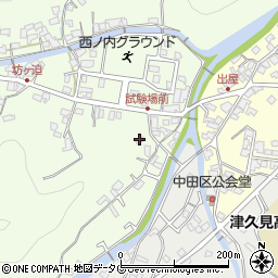 大分県津久見市西ノ内6643周辺の地図