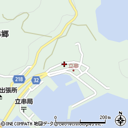 長崎県南松浦郡新上五島町立串郷573-1周辺の地図