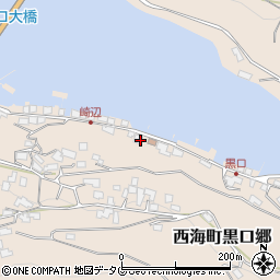 長崎県西海市西海町黒口郷1922周辺の地図