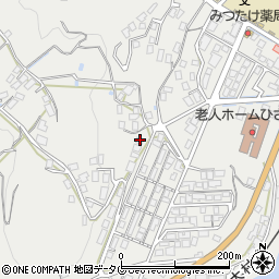 長崎県東彼杵郡川棚町白石郷1134-4周辺の地図