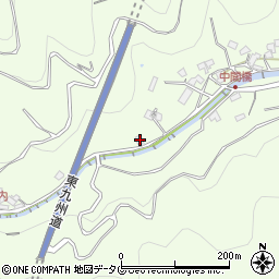 大分県津久見市西ノ内7986周辺の地図