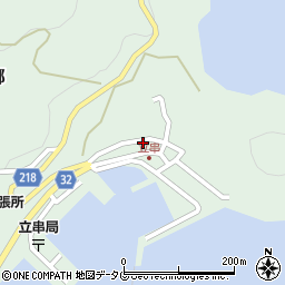 長崎県南松浦郡新上五島町立串郷575周辺の地図