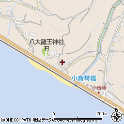 長崎県東彼杵郡東彼杵町小音琴郷1033周辺の地図