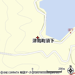 愛媛県宇和島市津島町須下365周辺の地図