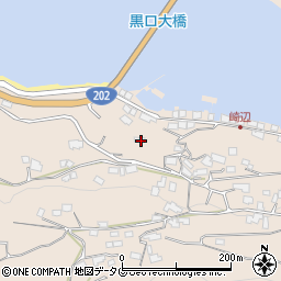 長崎県西海市西海町黒口郷2008周辺の地図