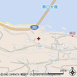 長崎県西海市西海町黒口郷2010周辺の地図