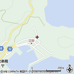 長崎県南松浦郡新上五島町立串郷627周辺の地図