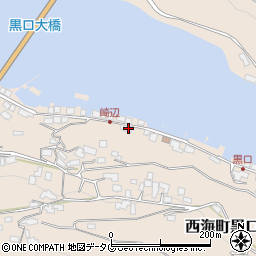 長崎県西海市西海町黒口郷1818周辺の地図