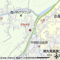 大分県津久見市西ノ内6638周辺の地図