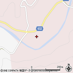 大分県豊後大野市犬飼町黒松183周辺の地図