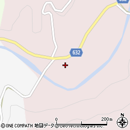 大分県豊後大野市犬飼町黒松182周辺の地図