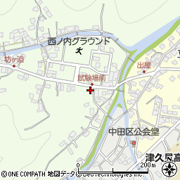 大分県津久見市西ノ内6648周辺の地図