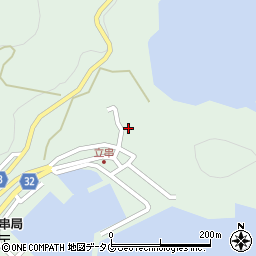 長崎県南松浦郡新上五島町立串郷623周辺の地図