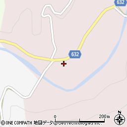 大分県豊後大野市犬飼町黒松180周辺の地図