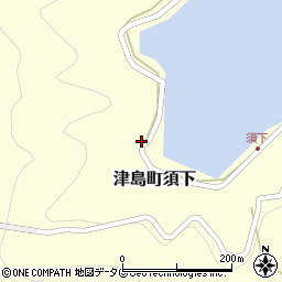 愛媛県宇和島市津島町須下407周辺の地図