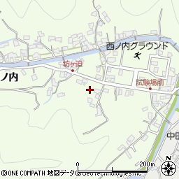 大分県津久見市西ノ内6884周辺の地図