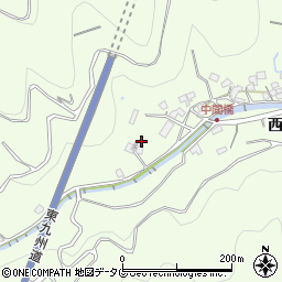 大分県津久見市西ノ内8024周辺の地図