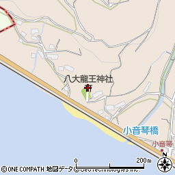 八大龍王神社周辺の地図