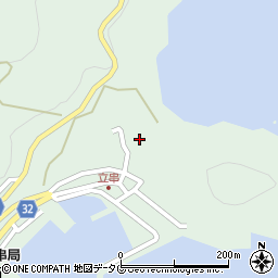 長崎県南松浦郡新上五島町立串郷611周辺の地図