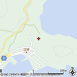 長崎県南松浦郡新上五島町立串郷634-1周辺の地図
