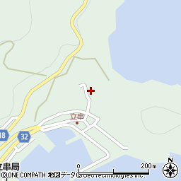 長崎県南松浦郡新上五島町立串郷618周辺の地図