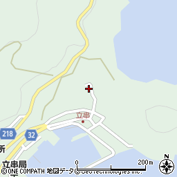 長崎県南松浦郡新上五島町立串郷594周辺の地図