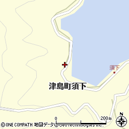 愛媛県宇和島市津島町須下409周辺の地図