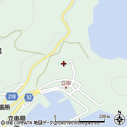 長崎県南松浦郡新上五島町立串郷554周辺の地図