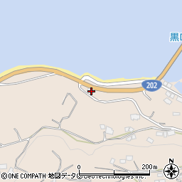 長崎県西海市西海町黒口郷2085-1周辺の地図