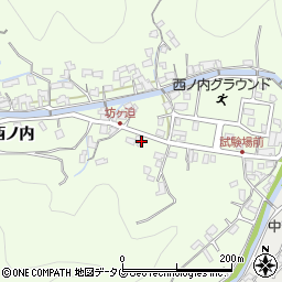 大分県津久見市西ノ内6889周辺の地図