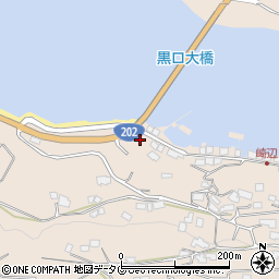 長崎県西海市西海町黒口郷2132-1周辺の地図