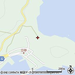 長崎県南松浦郡新上五島町立串郷721周辺の地図