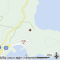 長崎県南松浦郡新上五島町立串郷600周辺の地図