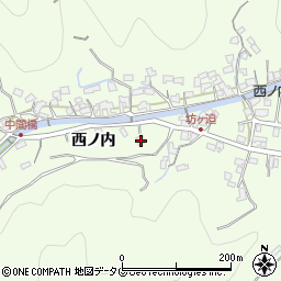 大分県津久見市西ノ内6970周辺の地図