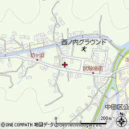 大分県津久見市西ノ内6697周辺の地図